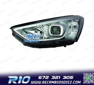 FARO IZQ HYUNDAI SANTA FE 13-17 LUZ DIURNA LED