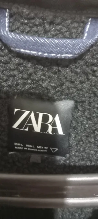 Cazadora Zara Hombre Azul