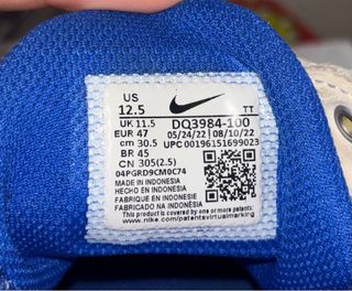 Zapatillas Nike Air Max TW Azul y Blanco