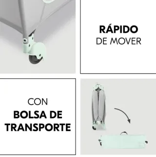 Hauck Sleep N Play Go Plus Cuna de Viaje Con Rueda