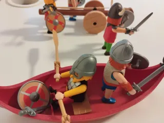 Playmobil Vikingos Barca y Ariete 3153 3156