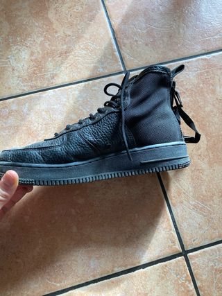 Nike Air Force 1 High Top Scarpa Nera