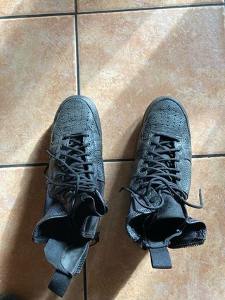 Nike Air Force 1 High Top Scarpa Nera