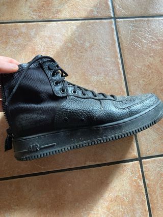 Nike Air Force 1 High Top Scarpa Nera