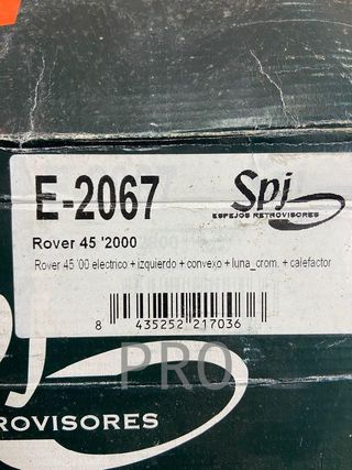 Rover 45 retrovisor izqd ref: E2067