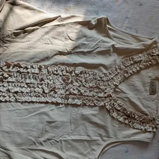 Blusa CORTEFIEL Blanca Encaje