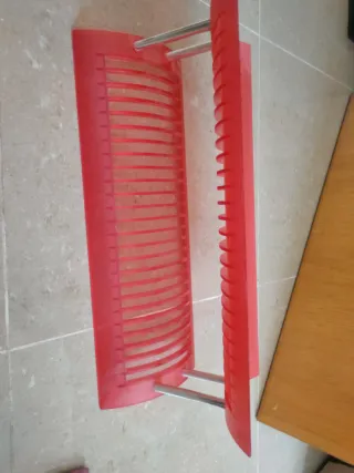 Soporte para CDs/DVDs rojo