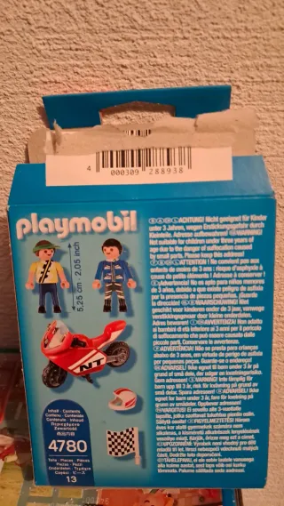 4 Cajas Vacías Playmobil 71581, 9235, 4780 y 9084.