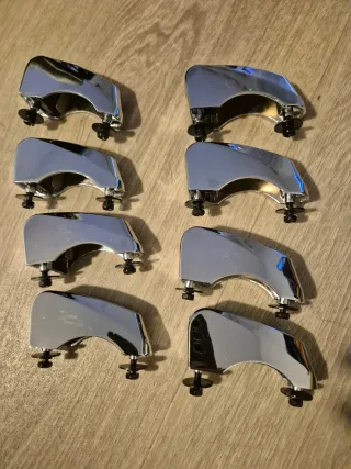 8 Bellotas Pearl Bombo Cromadas