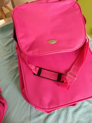 Juego de maletas infantil Disney rosa