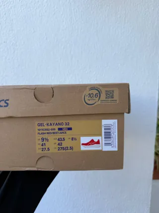 Asics Gel Kayano 32 Naranja/Blanco