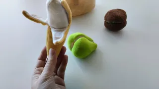 Juego Frutas Tela para Bebé