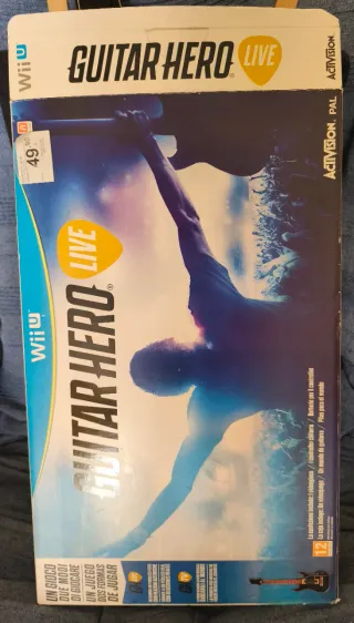 Guitarra Guitar Hero Wii U en perfecto estado.
