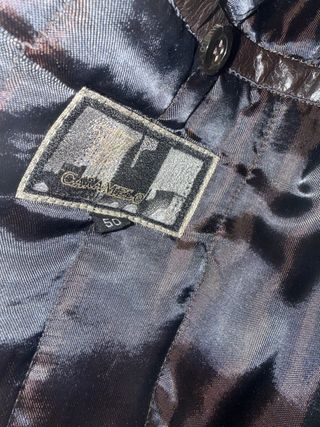 Chaquetón de piel de bovino marrón