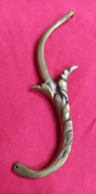 LOTE 5 ACCESORIOS PIEZAS BRONCE LAMPARA.