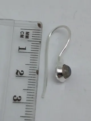 Pendientes Plata Ley 925 y Labradorita