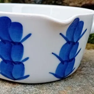 Salsiera Blueberry Lingby Porcellana Danimarca '60