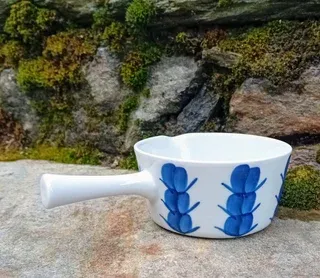 Salsiera Blueberry Lingby Porcellana Danimarca '60