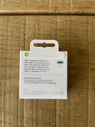 Cable Apple USB-C a Lightning de 2m