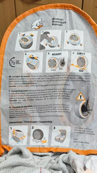 Cadenas de tela para nieve TX 6