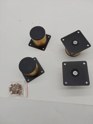 4 gambe per mobili da 5 cm in acciaio inossidabile per sedie, tavoli, armadi, scrivanie, divani