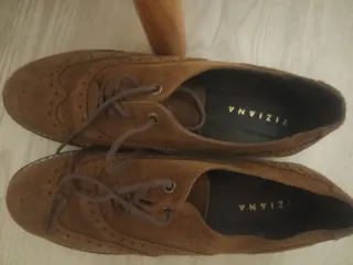 Zapatos Oxford Mujer Marrones Talla 40