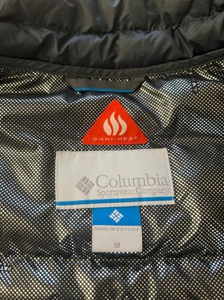 Plumífero Columbia gris talla M