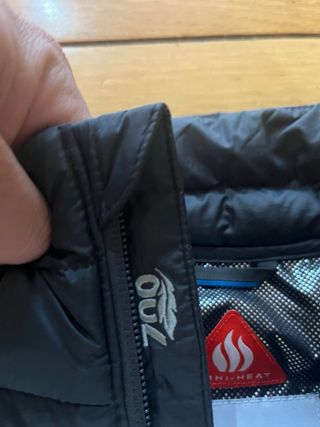 Plumífero Columbia gris talla M