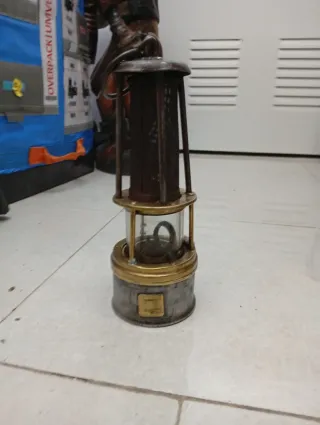 Lámpara Minero Antigua