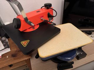 Prensa Térmica Sublimación Naranja