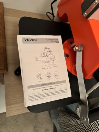 Prensa Térmica Sublimación Naranja