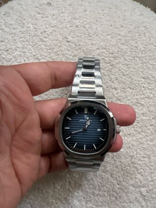 Reloj Classic Timepiece Denia Hombre Azul/Plata