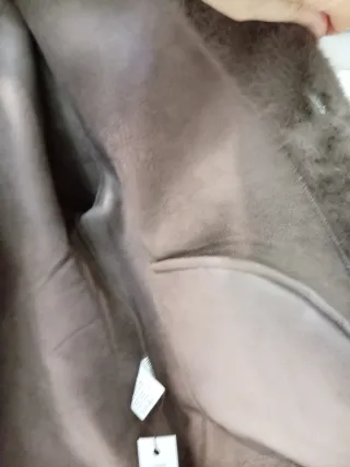 Ecopelliccia Marrone pelo corto