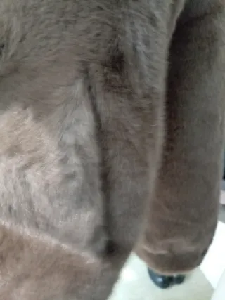 Ecopelliccia Marrone pelo corto