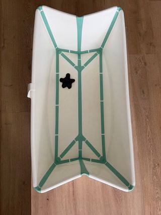 Bañera Stokke plegable con adaptador bebé