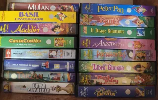 Lotto VHS Disney Classici