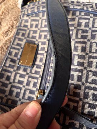 Bolso Tommy Hilfiger Azul y Gris