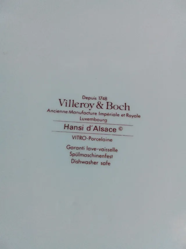 Bandeja Villeroy & Boch con diseño