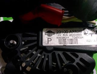 118205 23100ax62b alternador nissan micra 1.2 cat