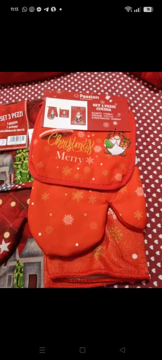 Set cucina 3 pezzi Passion 3 confezioni da 3 pezzi