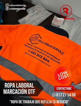 Ropa laboral y marcaje DTF
