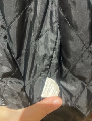 Cazadora efecto piel mujer negra42