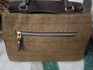 Bolso de mano marrón
