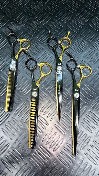 Pack 4 Tijeras Peluquería Canina.