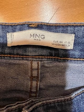Pantalón vaquero Mango hombre Talla 44