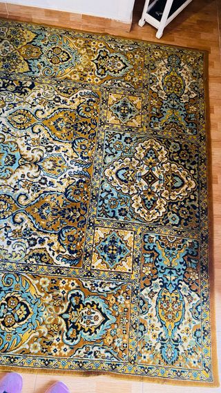 Alfombra grande de lana 190X290 cm