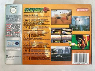 LYLAT WARS NINTENDO 64-CAJA-VIDEOJUEGO CONSOLA JUE