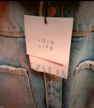 Sobrecamisa Zara Hombre Desgastada