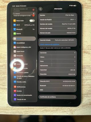 iPad Pro 11 M5 256GB Gris Nuevo