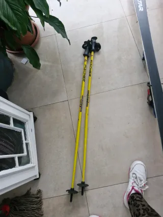 Pack esquí: esquís, bastones y funda